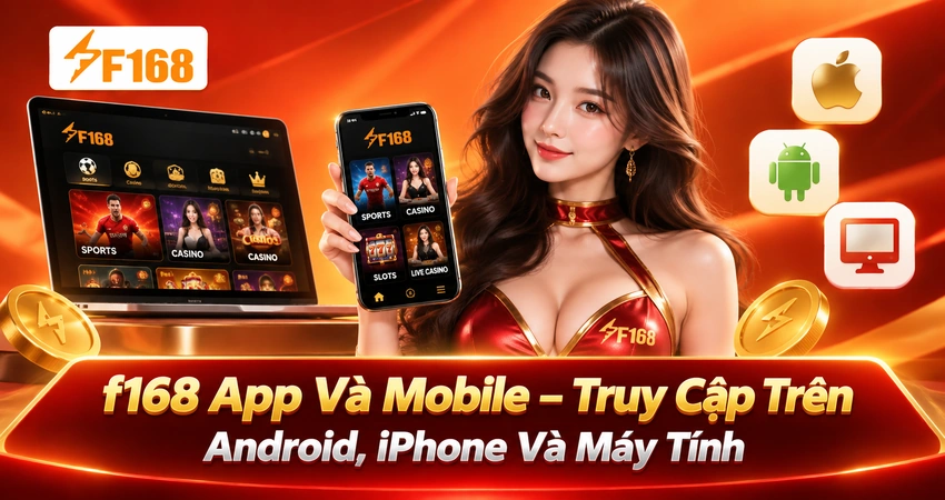 f168 App Và Mobile – Truy Cập Trên Android, iPhone Và Máy Tính