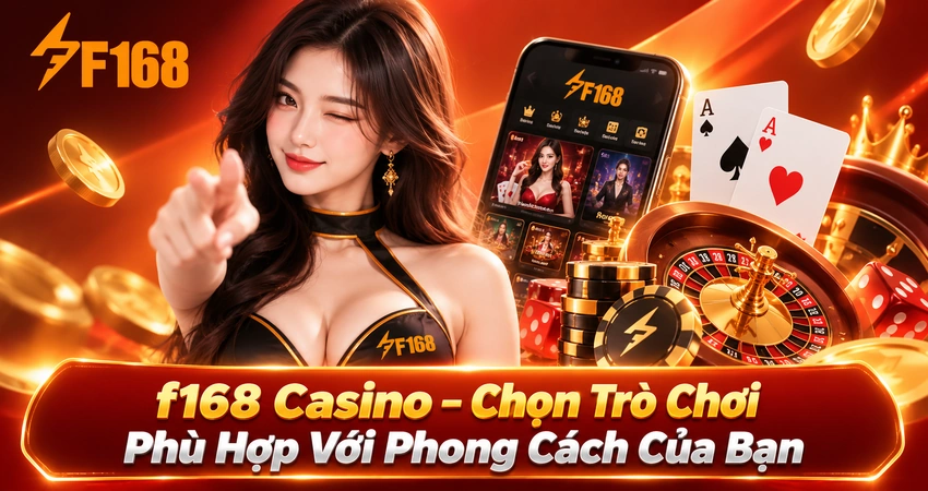 f168 Casino – Chọn Trò Chơi Phù Hợp Với Phong Cách Của Bạn
