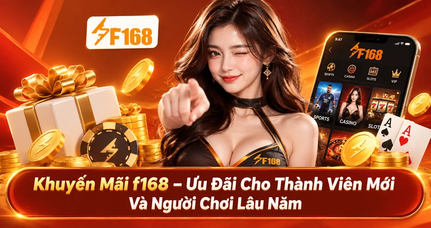 Khuyến Mãi f168 – Ưu Đãi Cho Thành Viên Mới Và Người Chơi Lâu Năm