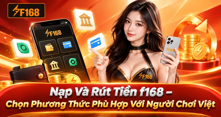 Nạp Và Rút Tiền f168 – Chọn Phương Thức Phù Hợp Với Người Chơi Việt