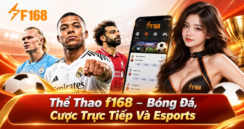 Thể Thao f168 – Bóng Đá, Cược Trực Tiếp Và Esports